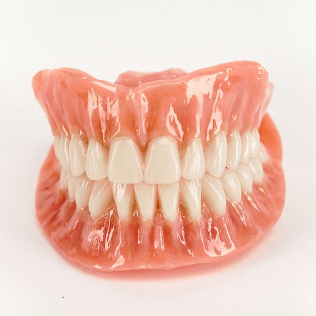 Newly done complete denture ready for usage